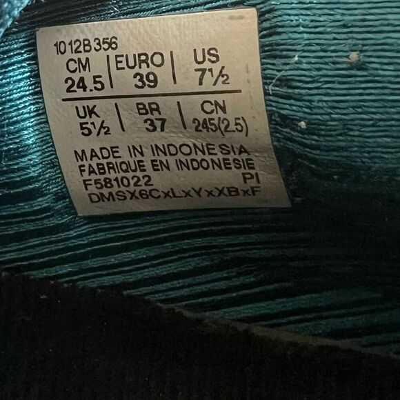 Asics Womens Gel Nimbus 25 Green Teal Running Shoes Sneakers Size 7.5 - Picture 10 of 11